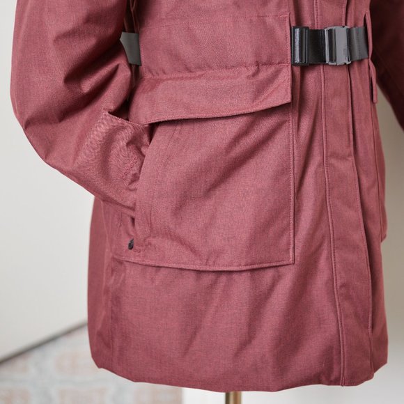 The North Face Women's Arctic Winter Parka | Red-Brown Micro Herringbone - Picture 3 of 14